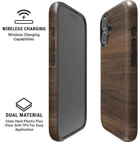 Kona Wood iPhone 16 Plus Magsafe Impact Case